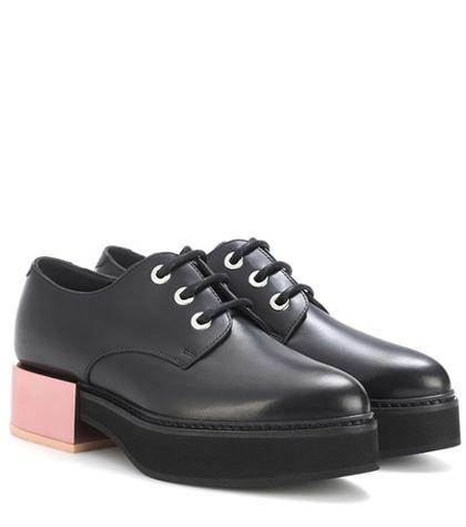 Dolce & Gabbana Leather Platform Derby Shoes