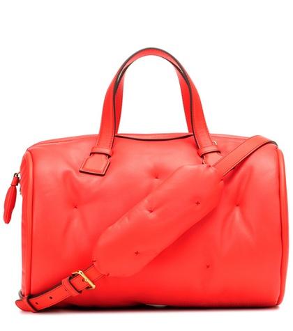 Anya Hindmarch Chubby Barrel Leather Shoulder Bag