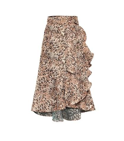 Johanna Ortiz Cynical Attitude Jacquard Wrap Skirt