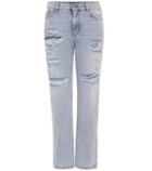 Dolce & Gabbana Embellished Distressed Jeans