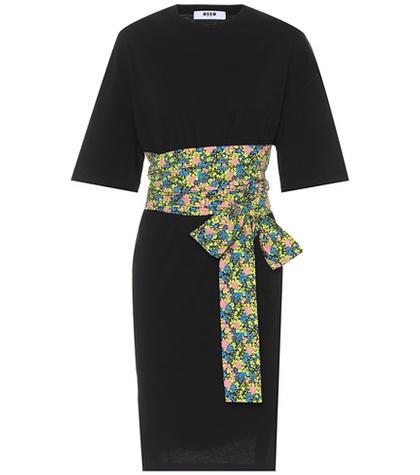 Msgm Cotton Midi Dress