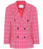 Matthew Adams Dolan Checked Wool Blazer