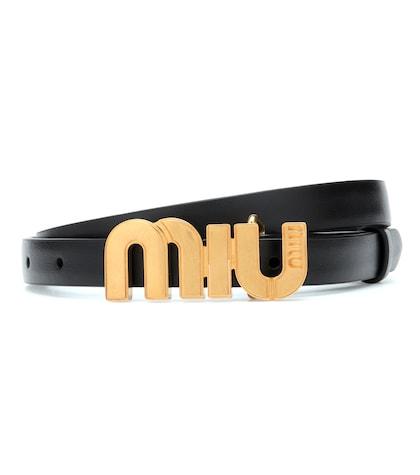 Jardin Des Orangers Leather Belt