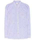 Mcq Alexander Mcqueen Lori Striped Cotton Shirt