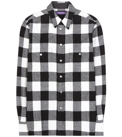 Burberry Buffalo Check Wool-blend Shirt