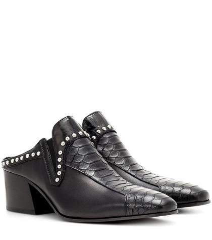 Frame Kamir Embellished Leather Mules