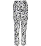 See By Chlo Floral-printed Silk-blend Trousers