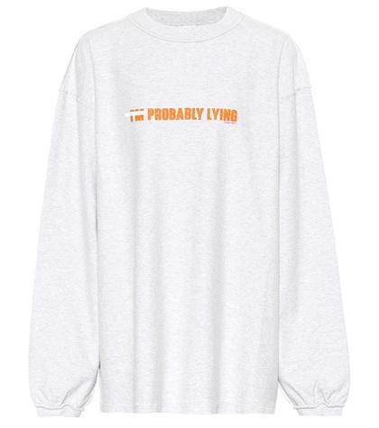 Vetements Cotton Sweatshirt