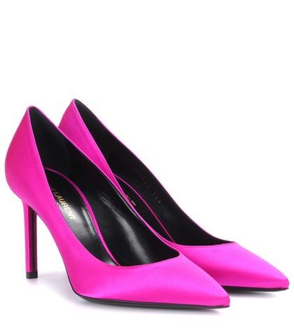 Saint Laurent Satin Pumps