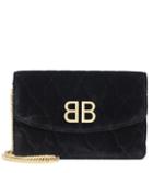 Balenciaga Bb Velvet Clutch