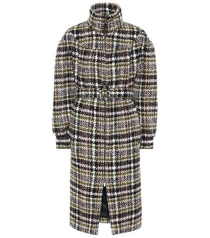 Miu Miu Checked Wool-blend Coat