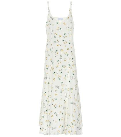 Miu Miu Ava Silk Crêpe Slip Dress