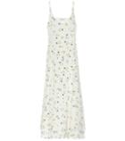 Miu Miu Ava Silk Crêpe Slip Dress