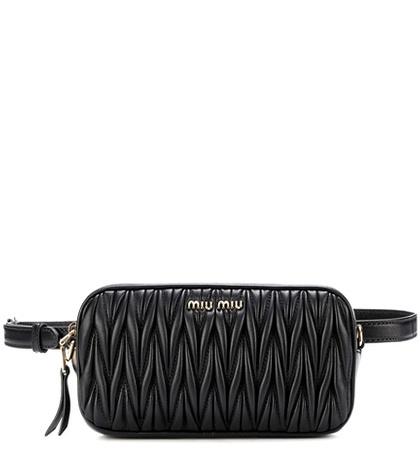 Miu Miu Matelassé Leather Belt Bag