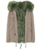 Mr & Mrs Italy Exclusive To Mytheresa.com – Fur-lined Cotton Parka