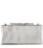 Tod's Celeste Crystal-embellished Leather Clutch