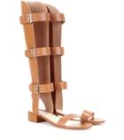 Francesco Russo Leather Gladiator Sandals