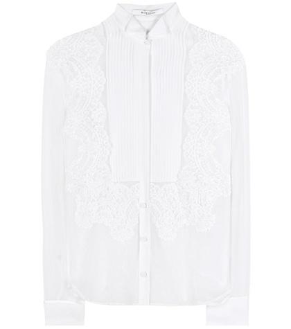 Roberto Cavalli Lace Silk Shirt