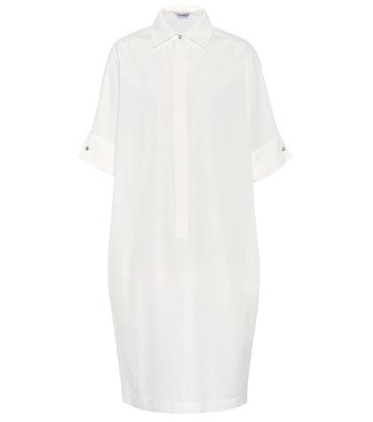 Max Mara Baccano Cotton Poplin Shirt Dress
