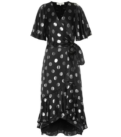 Diane Von Furstenberg Sareth Polka-dot Silk-blend Dress