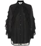 Givenchy Ruffled Silk-blend Blouse