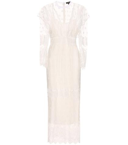 Roberto Cavalli Embroidered Tulle Dress