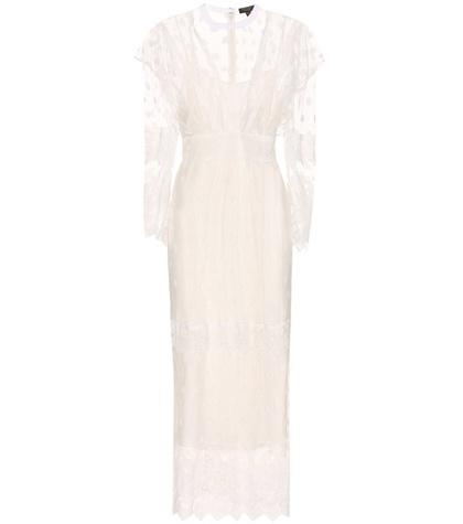 Roberto Cavalli Embroidered Tulle Dress