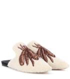 Emilio Pucci Ragno Embroidered Wool Slippers
