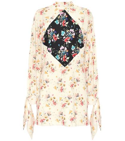 Alexandre Vauthier Archive Floral Crêpe Minidress