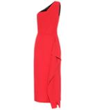 Burberry Kids Rivoli Wool-crêpe Dress