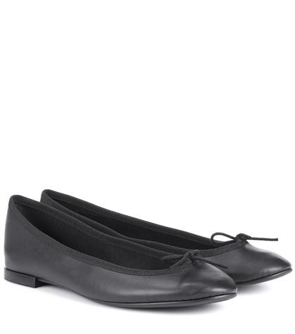 Veronica Beard Lili Leather Ballerinas