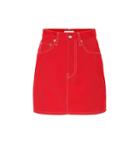 Helmut Lang Jean Miniskirt