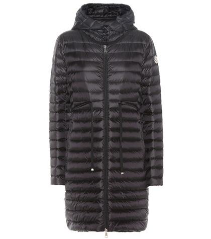 Velvet Barbel Quilted Down Coat