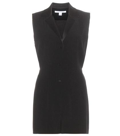 Diane Von Furstenberg Seduction Two Crepe Playsuit