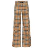 Burberry Checked Cotton Pants