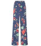 Diane Von Furstenberg Silk-blend Trousers