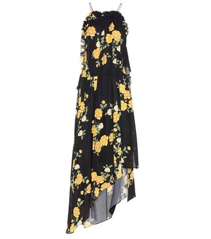Magda Butrym Bergen Printed Silk Dress