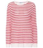 T By Alexander Wang Striped Long-sleeved Top