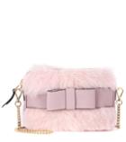 Dolce & Gabbana Fur And Leather Shoulder Bag