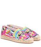 Emilio Pucci Printed Fabric Espadrilles