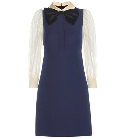 Gucci Wool And Silk Dress