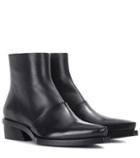 Stella Mccartney Leather Ankle Boots