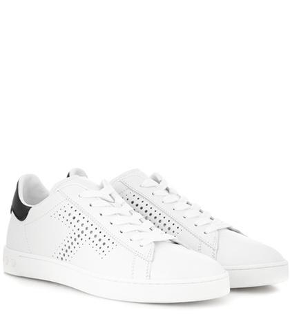 Erdem Cassetta Leather Sneakers