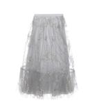 Valentino Embellished Tulle Skirt