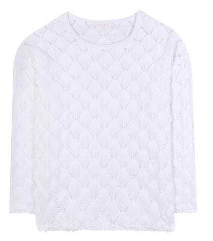 Chlo Crochet-knit Cotton Sweater