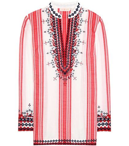 Tory Burch Tory Tunic Cotton Top