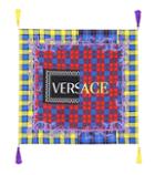 Versace Exclusive To Mytheresa.com – Tasseled Silk Twill Scarf