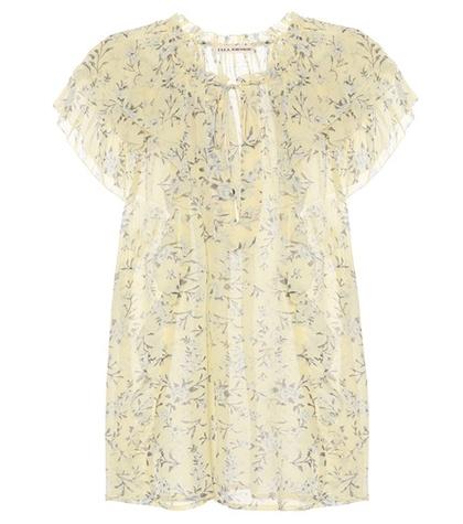 Ulla Johnson Rooney Floral-printed Silk Top