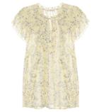 Ulla Johnson Rooney Floral-printed Silk Top