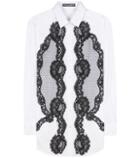 Dolce & Gabbana Lace-panelled Cotton Shirt